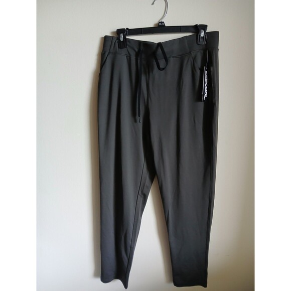 32 Degrees Cool NWT Woman's Arol Green Elastic Waist Drawstring Pants Size Med - Picture 1 of 12